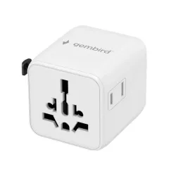 Power adapter travel-white tpa-int-01-w gembird