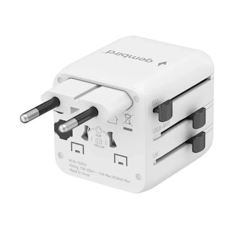 Power adapter travel-white tpa-int-01-w gembird