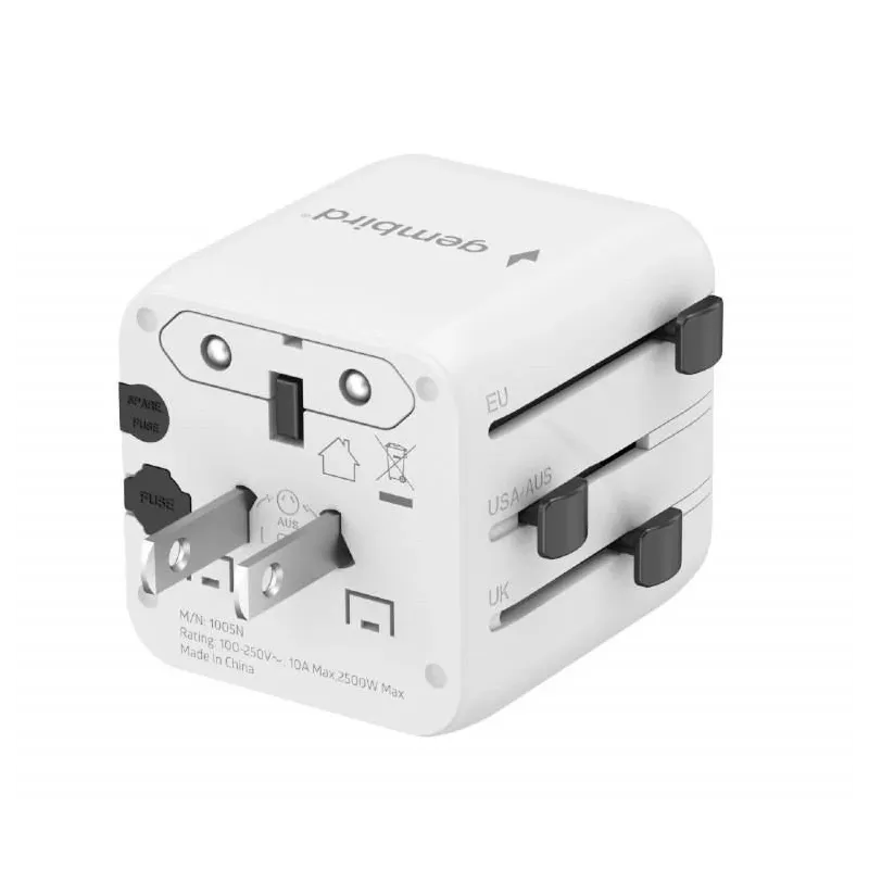 Power adapter travel-white tpa-int-01-w gembird