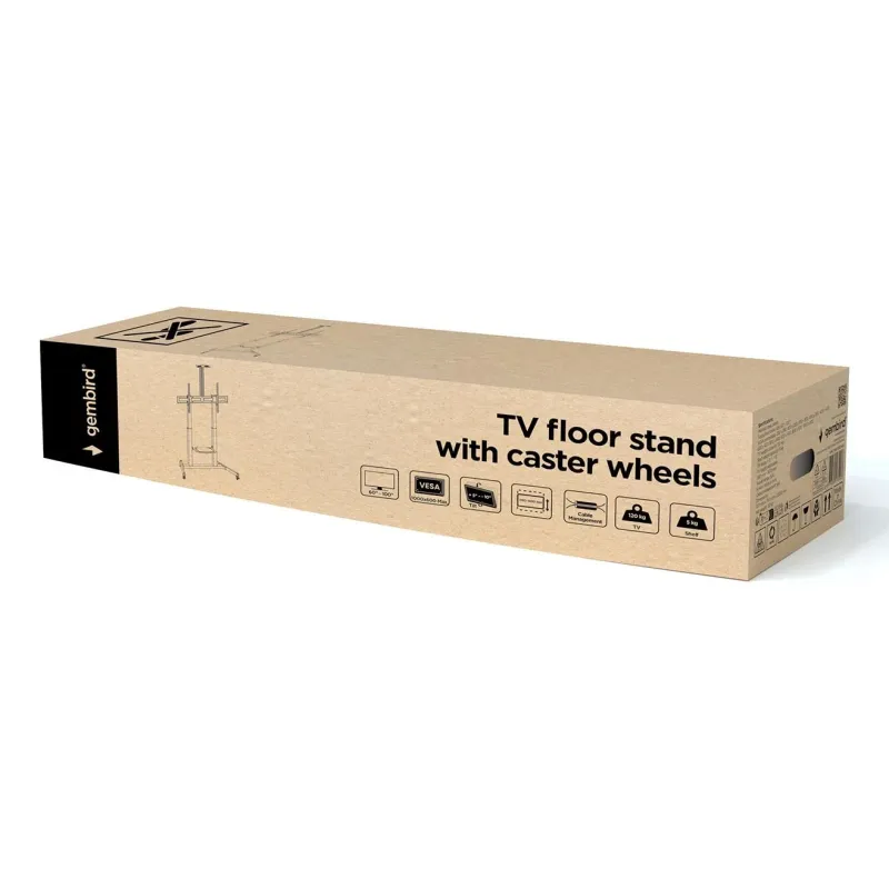 Tv set acc floor stand 60-100-tvs-100t-03 gembird
