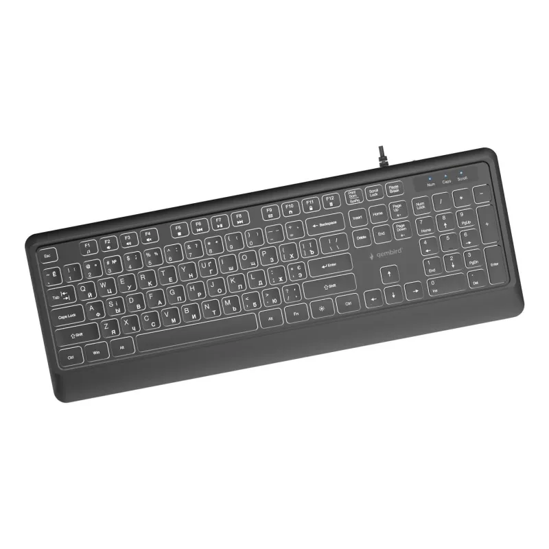 Keyboard multimedia usb cyrill-black kb-uml-04-cyrl gembird