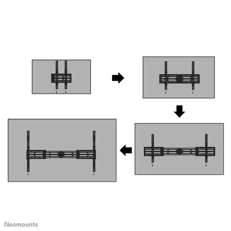 Tv set acc wall mount-wl35s-950bl19 neomounts
