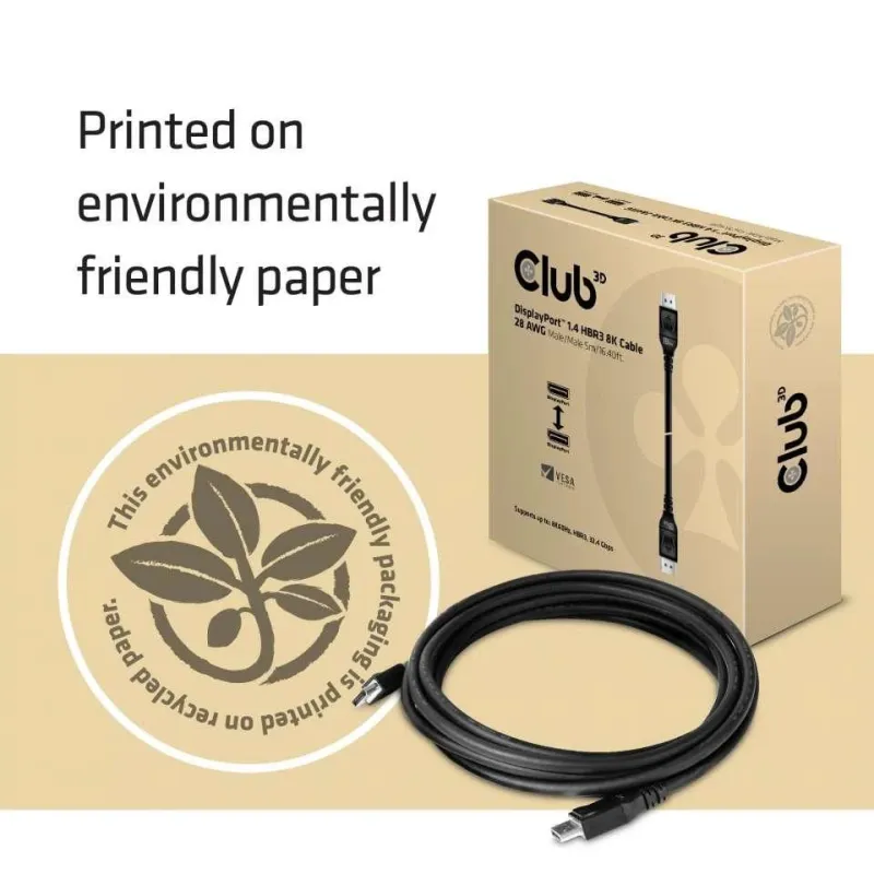 Cable dp 5m-m-m cac-1061 club3d