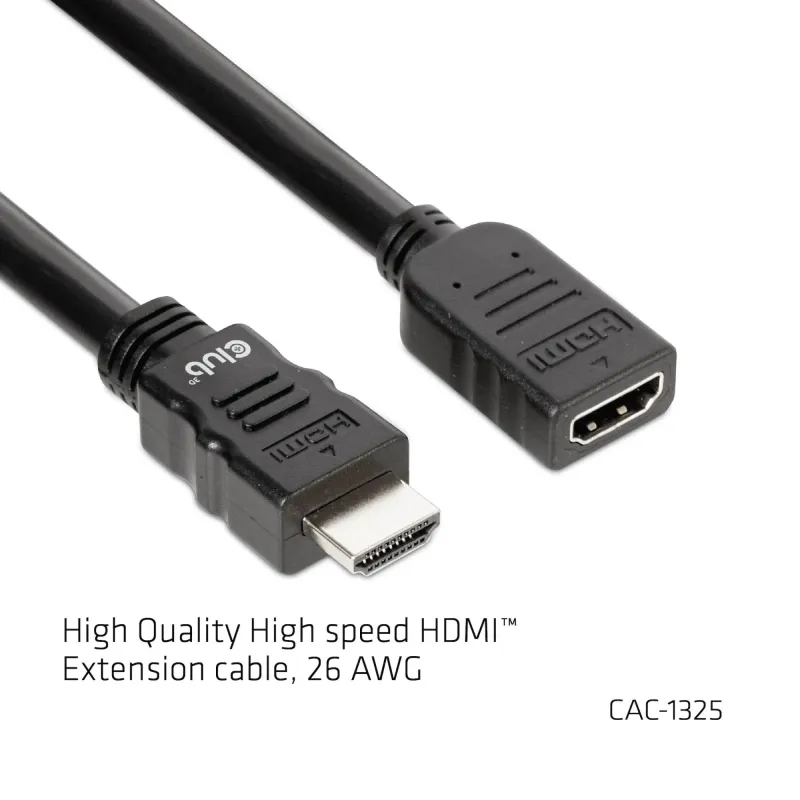 Cable hdmi to hdmi 5m-m-f cac-1325 club3d