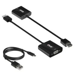 I-o adapter hdmi to vga-audio m-f cac-1302 club3d