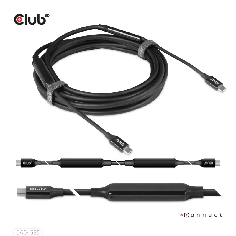 Cable usb-c to usb-c 5m-m-m cac-1535 club3d