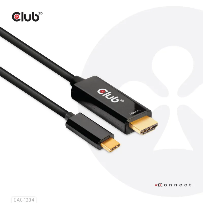Cable hdmi to usb-c 1.8m-m-m cac-1334 club3d