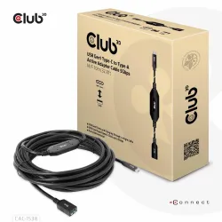 Cable usb-c to usb 10m-m-f cac-1538 club3d
