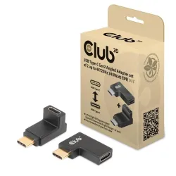 I-o adapter usb-c angled set-cac-1528 club3d