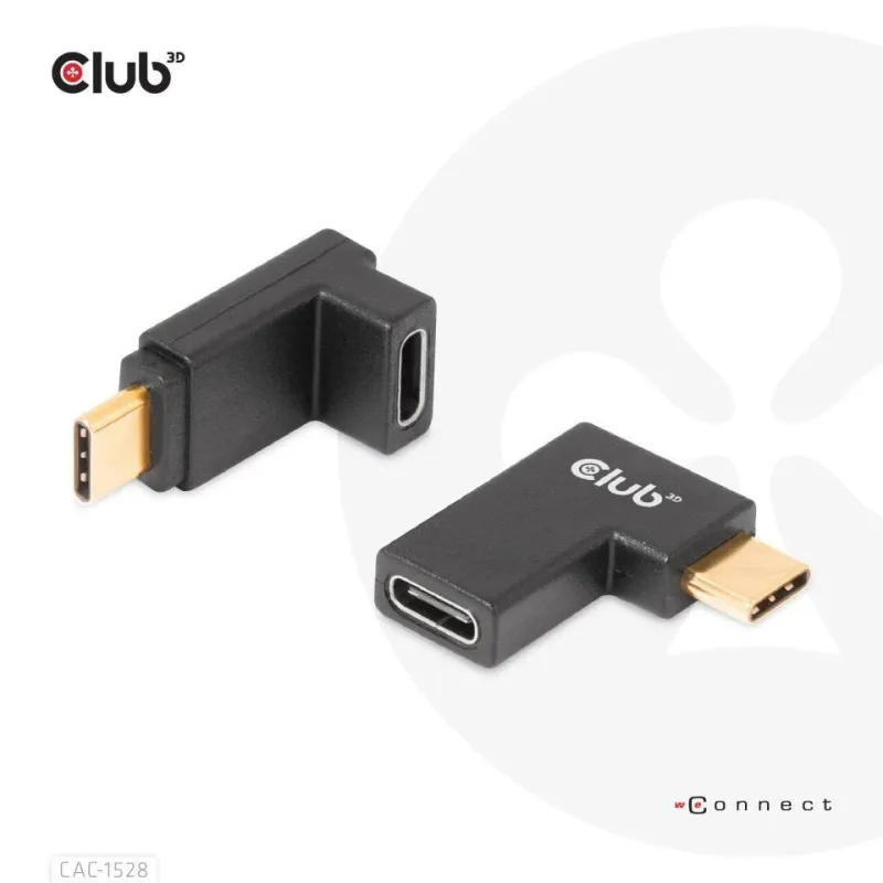 I-o adapter usb-c angled set-cac-1528 club3d