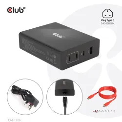 Mobile travel charger usb-c-132w gan cac-1906 club3d