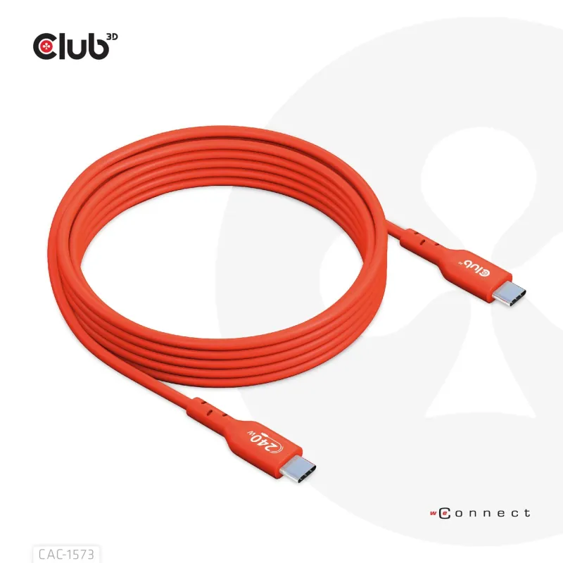 Cable usb-c to usb-c 2m-m-m cac-1573 club3d
