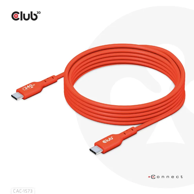 Cable usb-c to usb-c 2m-m-m cac-1573 club3d