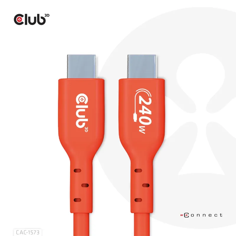 Cable usb-c to usb-c 2m-m-m cac-1573 club3d