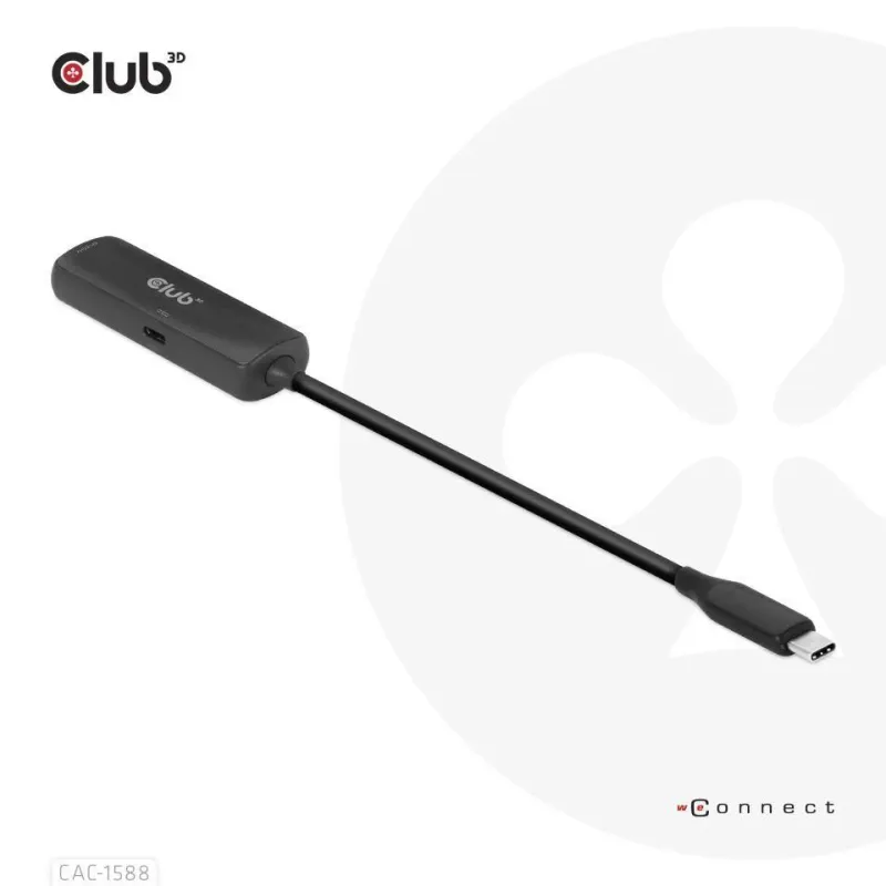 I-o adapter usb-c to hdmi-m-f cac-1588 club3d