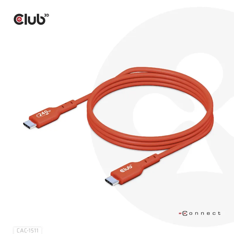 Cable usb-c to usb-c 1m-m-m cac-1511 club3d