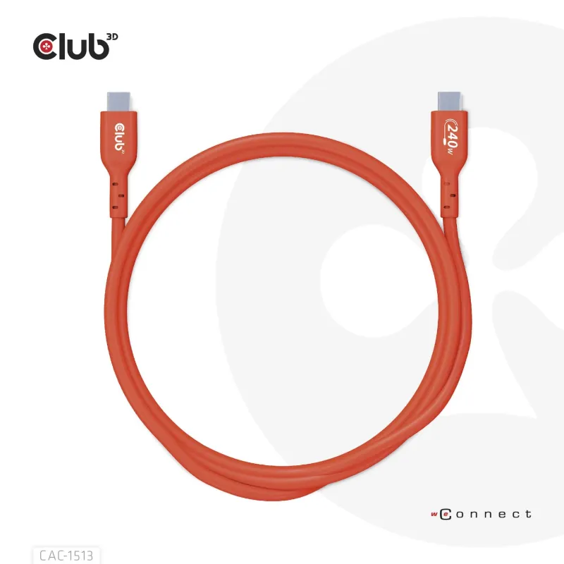 Cable usb-c to usb-c 3m-m-m cac-1513 club3d