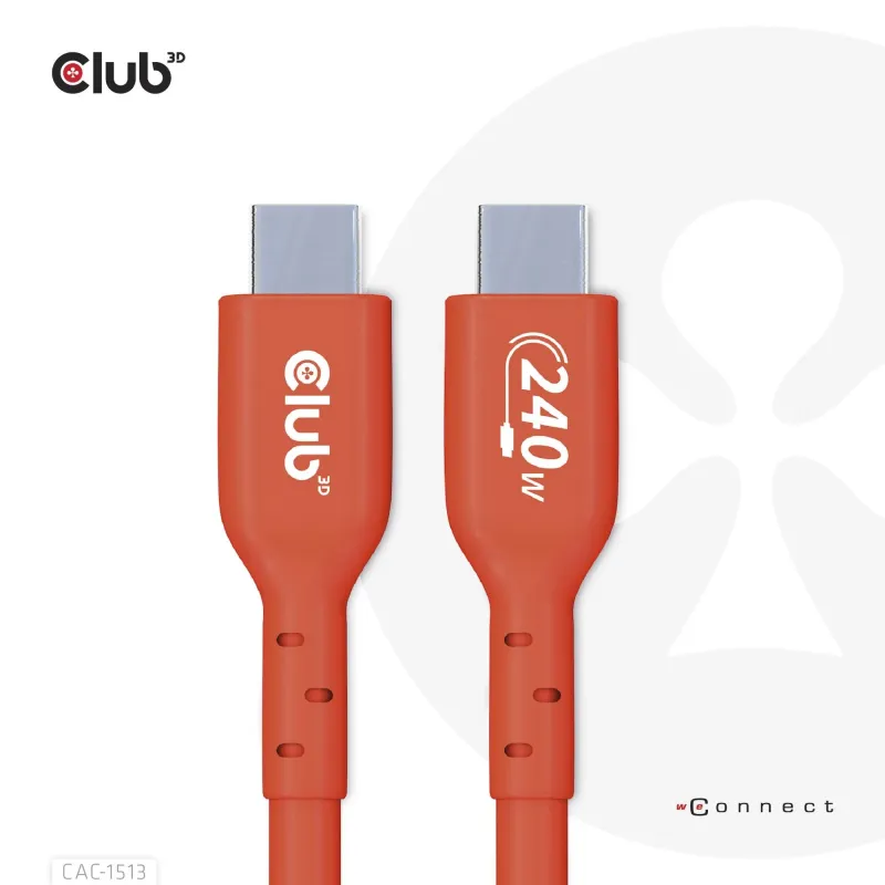 Cable usb-c to usb-c 3m-m-m cac-1513 club3d