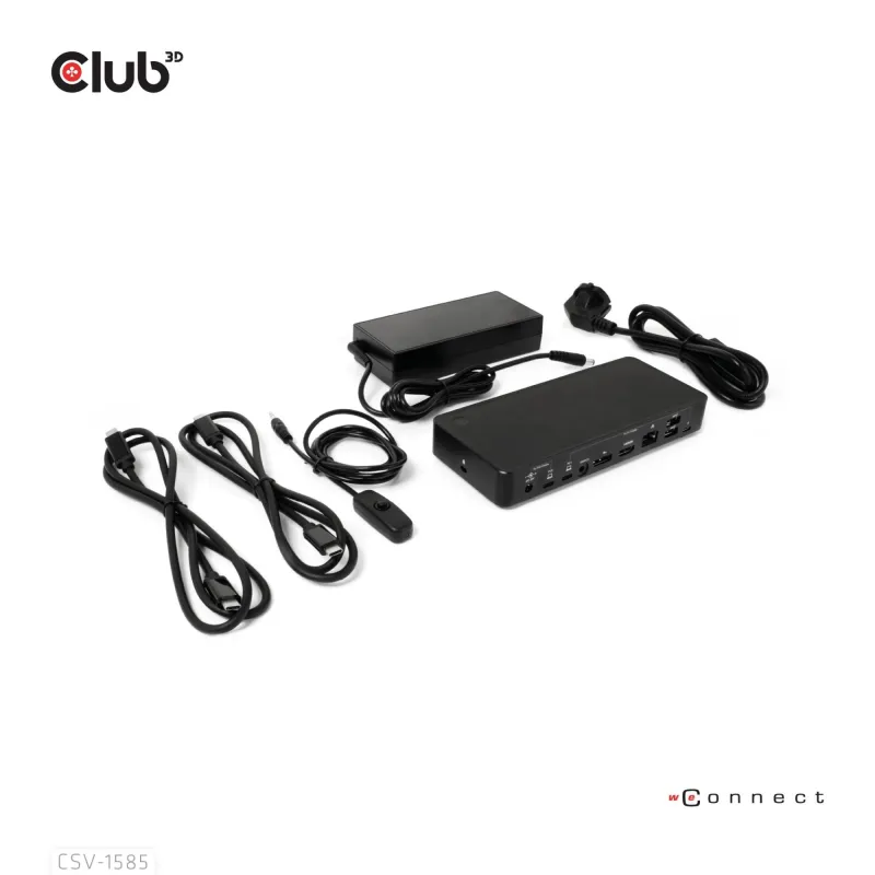 Nb acc docking station-usb-c 120w csv-1585 club3d