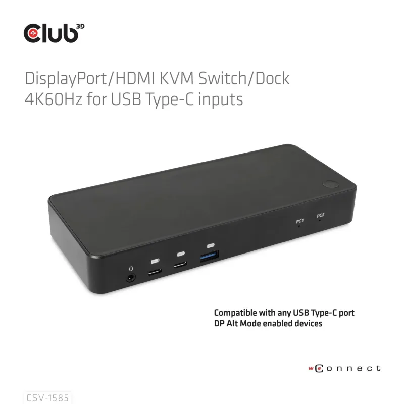 Nb acc docking station-usb-c 120w csv-1585 club3d