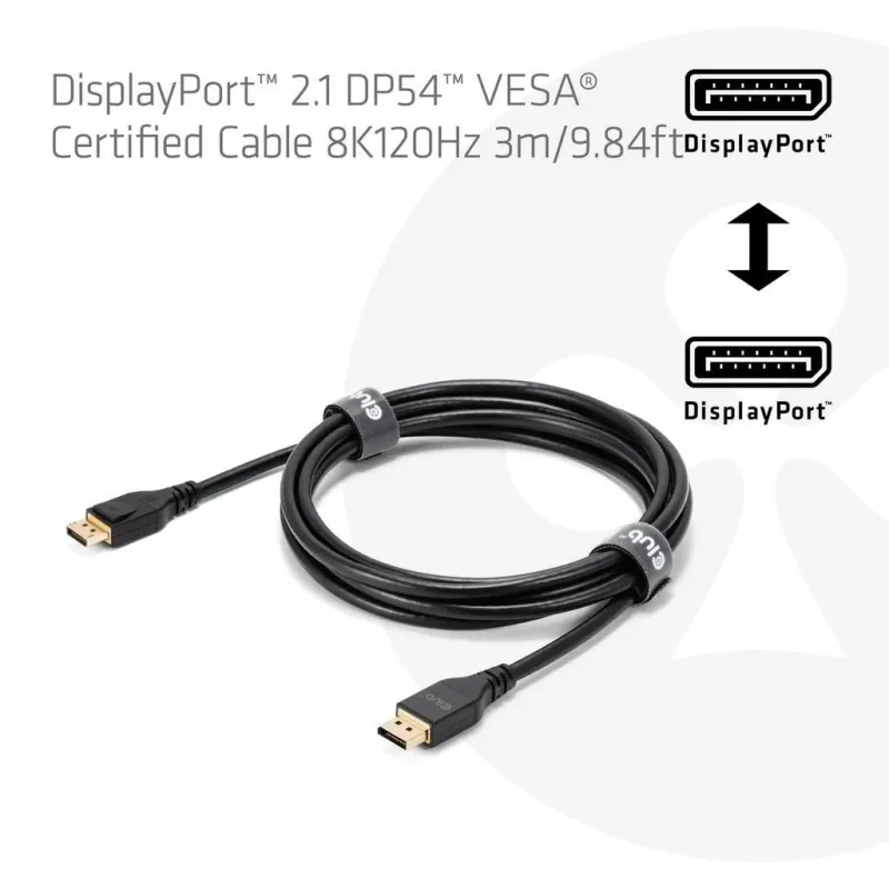Cable dp to dp 3m-m-m cac-1093 club3d