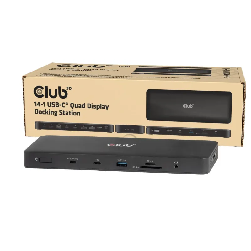 Nb acc docking station 14in1-usb-c 150w csv-2540 club3d