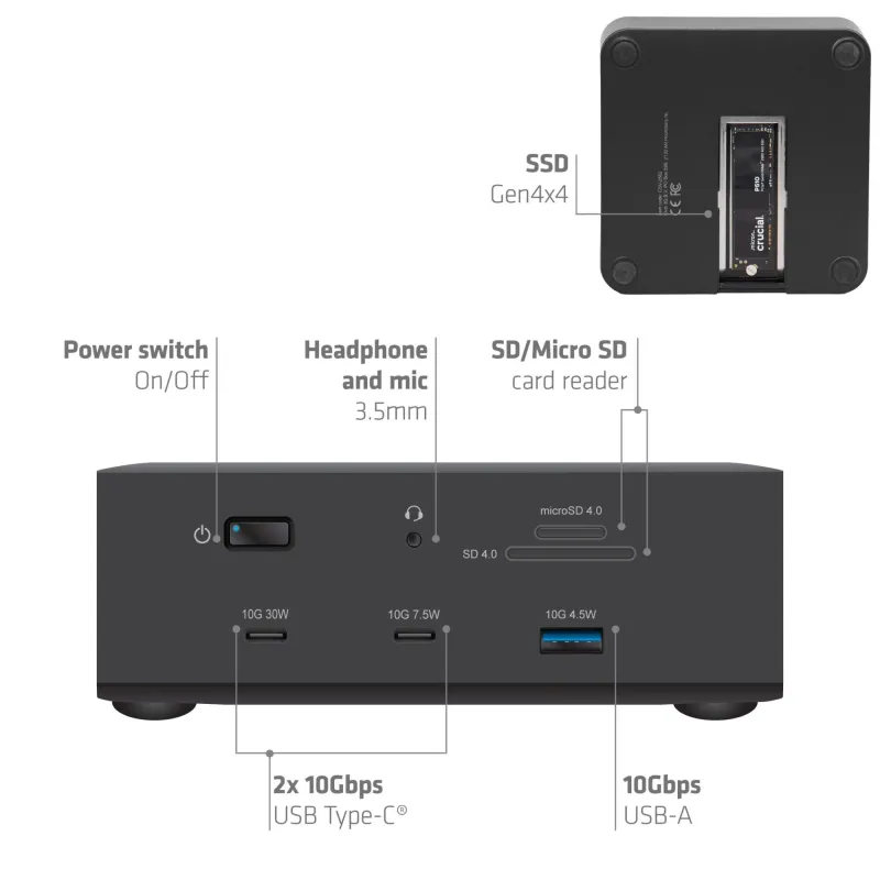 Nb acc docking station 13-in-1-thunderbolt csv-2562 club3d