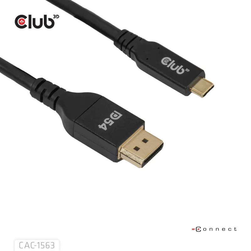 Cable usb-c to dp 2m-m-m cac-1563 club3d