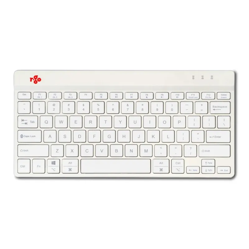 Keyboard wrl compact break-white rgocouswlwh r-go tools