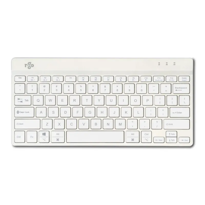 Keyboard wrl compact break-white rgocouswlwh r-go tools