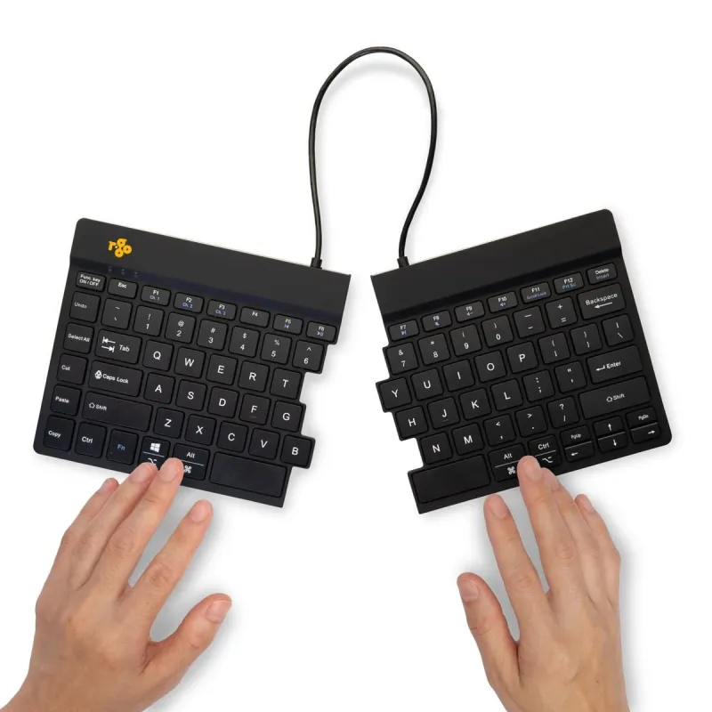 Keyboard wrl compact break-black rgosbuswlbl r-go tools