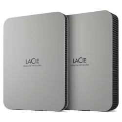 External HDD-LACIE-Mobile Drive-5TB-USB-C-Colour Silver-STLP5000400