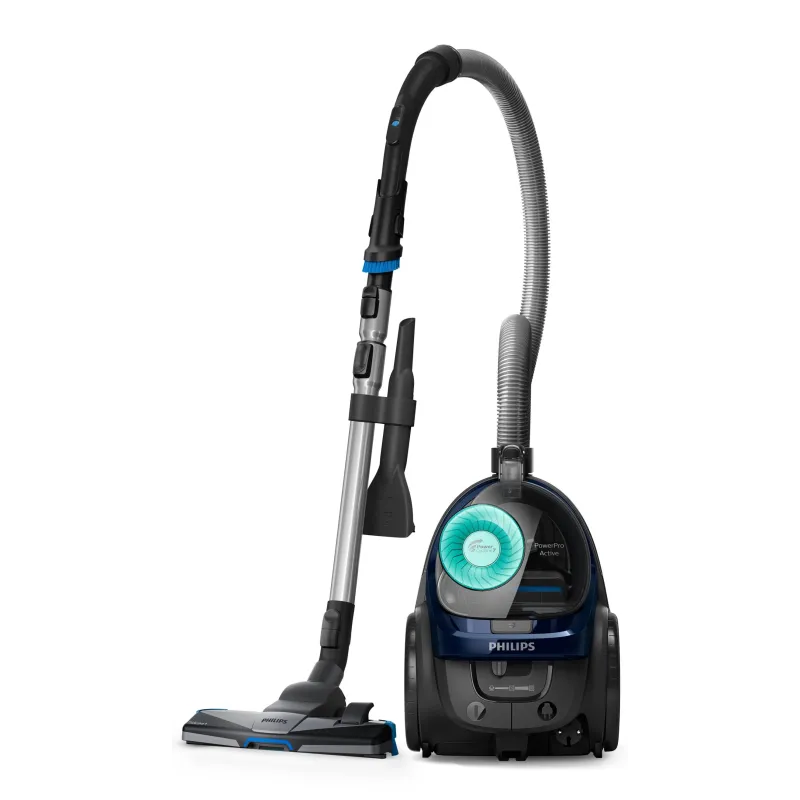 Vacuum Cleaner-PHILIPS-Bagless-900 Watts-Capacity 1.5 l-Noise 77 dB-Dark Grey-Weight 5.3 kg-FC9556-09
