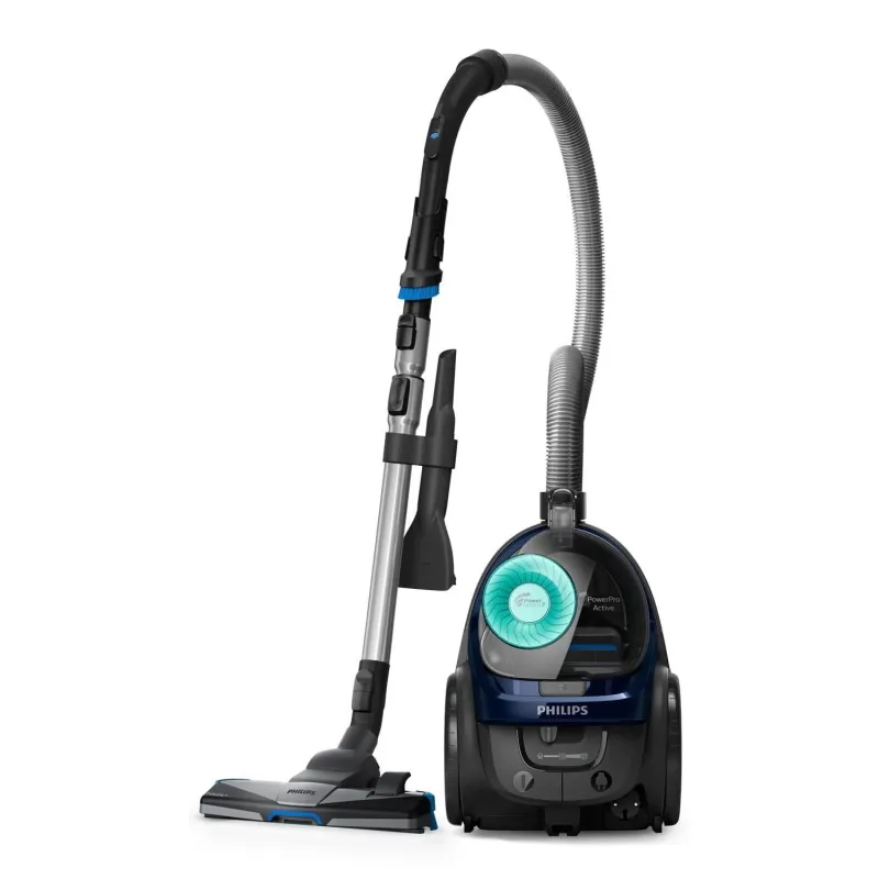 Vacuum Cleaner-PHILIPS-Bagless-900 Watts-Capacity 1.5 l-Noise 77 dB-Dark Grey-Weight 5.3 kg-FC9556-09