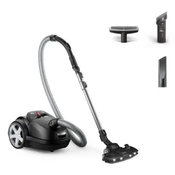 Vacuum Cleaner-PHILIPS-Bagged-900 Watts-Noise 75 dB-Black-Weight 5.3 kg-XD8122-10