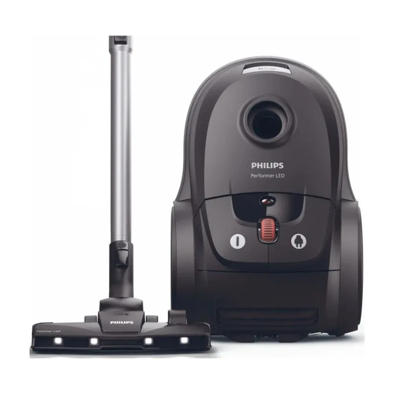Vacuum Cleaner-PHILIPS-Bagged-900 Watts-Noise 75 dB-Black-Weight 5.3 kg-XD8122-10