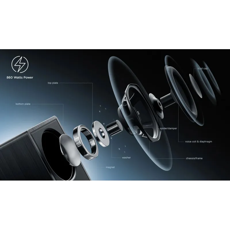 Soundbar speaker-q85he tcl