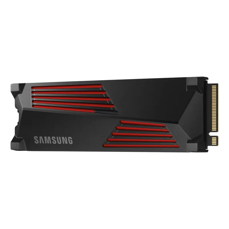 SSD-SAMSUNG-990 PRO with Heatsink-1TB-M.2-PCIE-NVMe-MLC-Write speed 6900 MBytes-sec-Read speed 7450 MBytes-sec-2.3mm-TBW 600