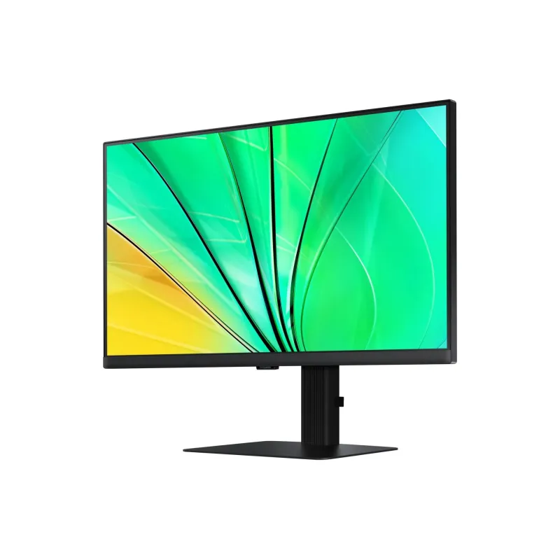 LCD Monitor-SAMSUNG-24-Panel IPS-2560x1440-16:9-100 Hz-5 ms-Swivel-Pivot-Height adjustable-Tilt-Colour Black-LS24D600EAUXEN