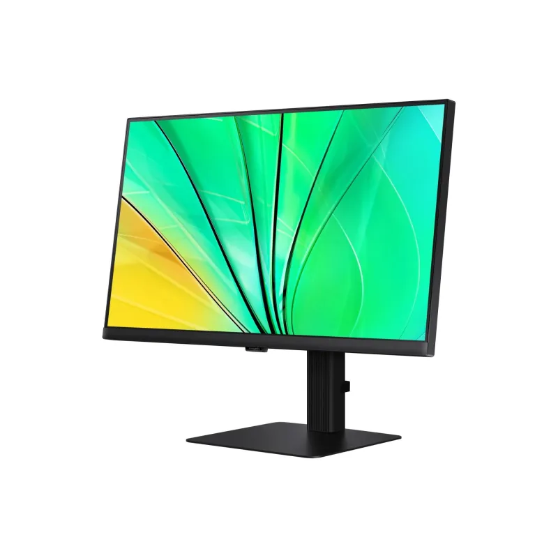 LCD Monitor-SAMSUNG-24-Panel IPS-2560x1440-16:9-100 Hz-5 ms-Swivel-Pivot-Height adjustable-Tilt-Colour Black-LS24D600EAUXEN