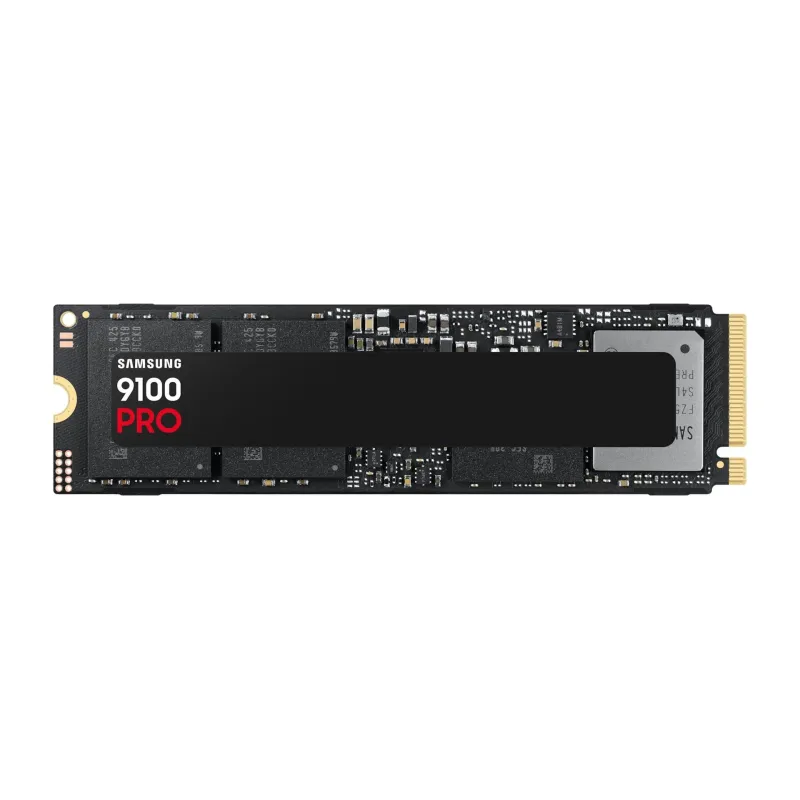 SSD-SAMSUNG-9100 PRO-4TB-M.2-PCIe Gen5-NVMe-TLC-Write speed 13400 MBytes-sec-Read speed 14800 MBytes-sec-2.38mm-TBW 2400