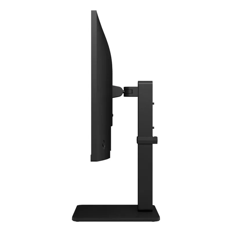 LCD Monitor-LG-27-Panel IPS-1920x1080-16:9-100Hz-Matte-Speakers-Swivel-Pivot-Height adjustable-Tilt-Colour Black-27BA550-B