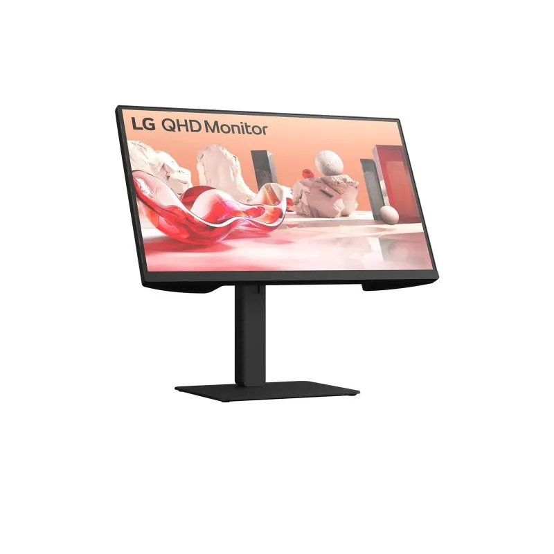 LCD Monitor-LG-27BA75QB-B-27-Panel IPS-2560x1440-16:9-100Hz-Matte-Speakers-Swivel-Pivot-Height adjustable-Tilt-Colour