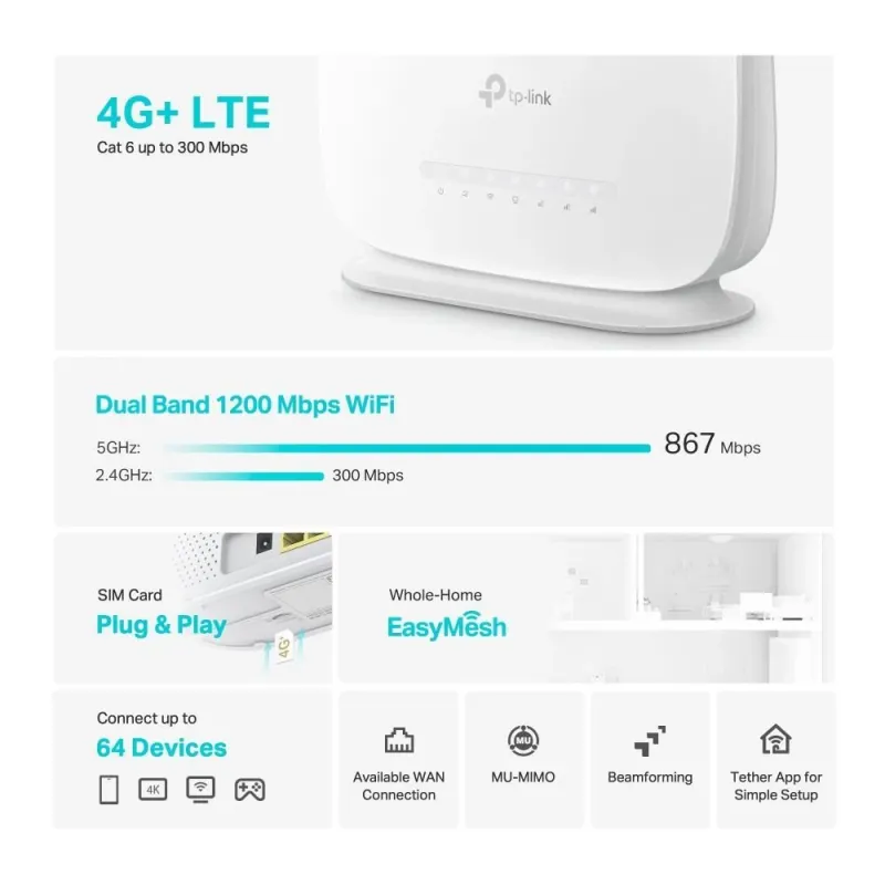 Wireless Router-TP-LINK-Wireless Router-1200 Mbps-IEEE 802.11a-IEEE 802.11 b-g-IEEE 802.11n-IEEE 802.11ac-3x10-100-1000M-LAN \\