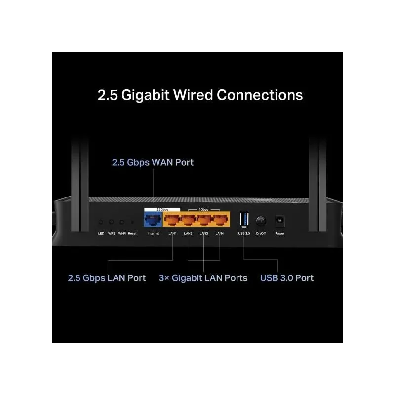 TP-LINK Dual-Band Wi-Fi 7 Router - Archer BE3600 - 802.11be - 2882 Mbit-s - Mesh Support No - MU-MiMO Yes - No mobile broadband