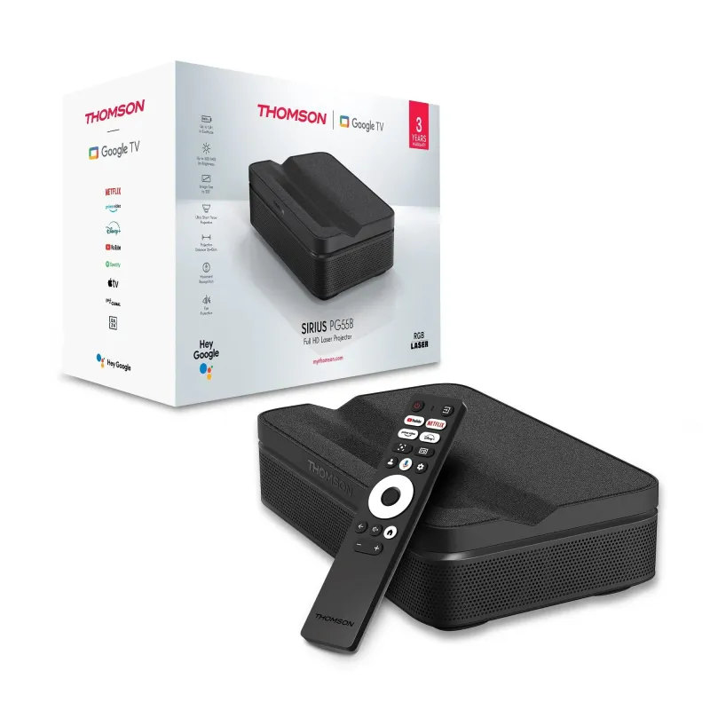 Projector 600 lumens-pg55b thomson