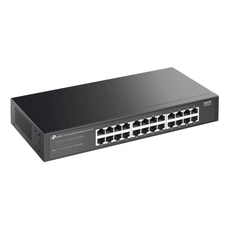 Switch-TP-LINK-Switch type Unmanaged-24xRJ-45 ports-RJ-45 Ports Type Gigabit Ethernet ,10-100-1000,-LS1024G