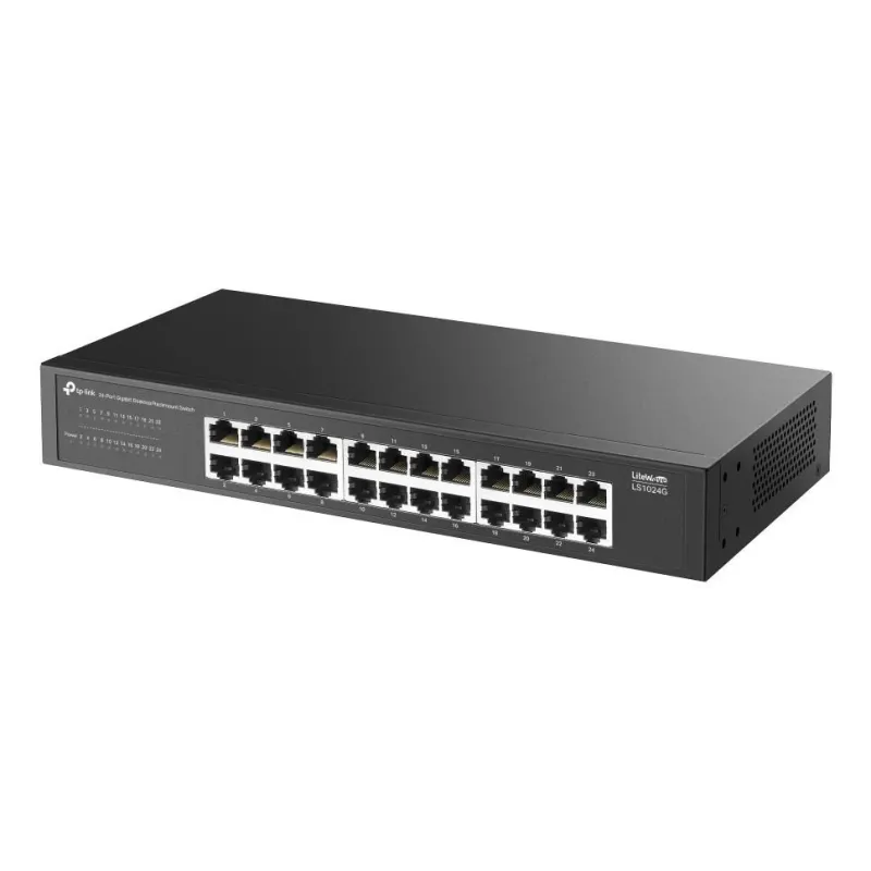 Switch-TP-LINK-Switch type Unmanaged-24xRJ-45 ports-RJ-45 Ports Type Gigabit Ethernet ,10-100-1000,-LS1024G