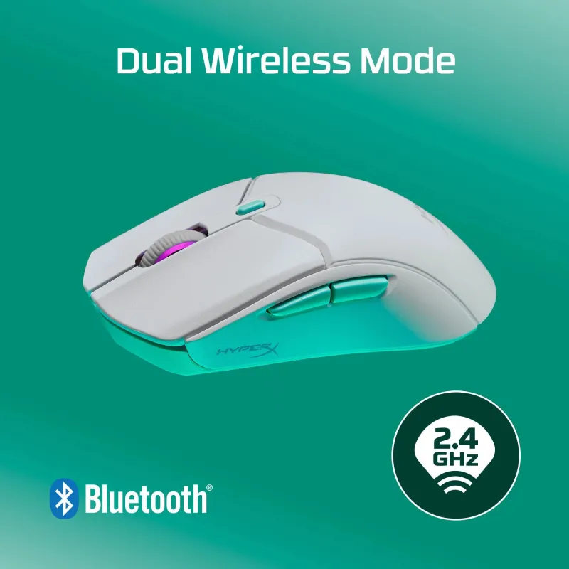 Mouse usb optical hyperx pf-has2 wl wht 8r2e7aa hyperx