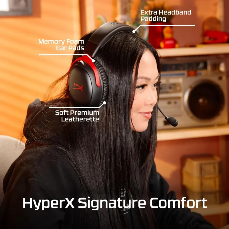 Headset hyperx cloud iii s wrl-wl bk gam a59yzaa hyperx